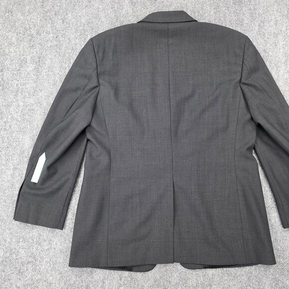 Brooks Brothers Blazer Mens 44R Gray 346 Stretch Wool Two Button Notch Lapel - Picture 10 of 16